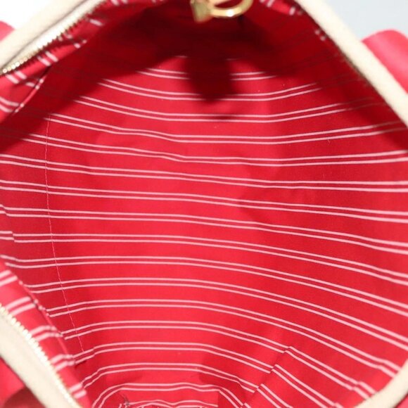 LOUIS VUITTON Antigua Cabas MM Tote Bag Beige Red M40035 LV Auth 137279 - Picture 10 of 16